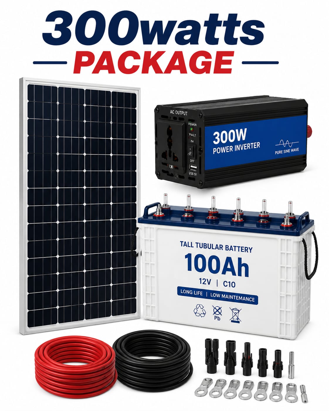 300W Solar Power System