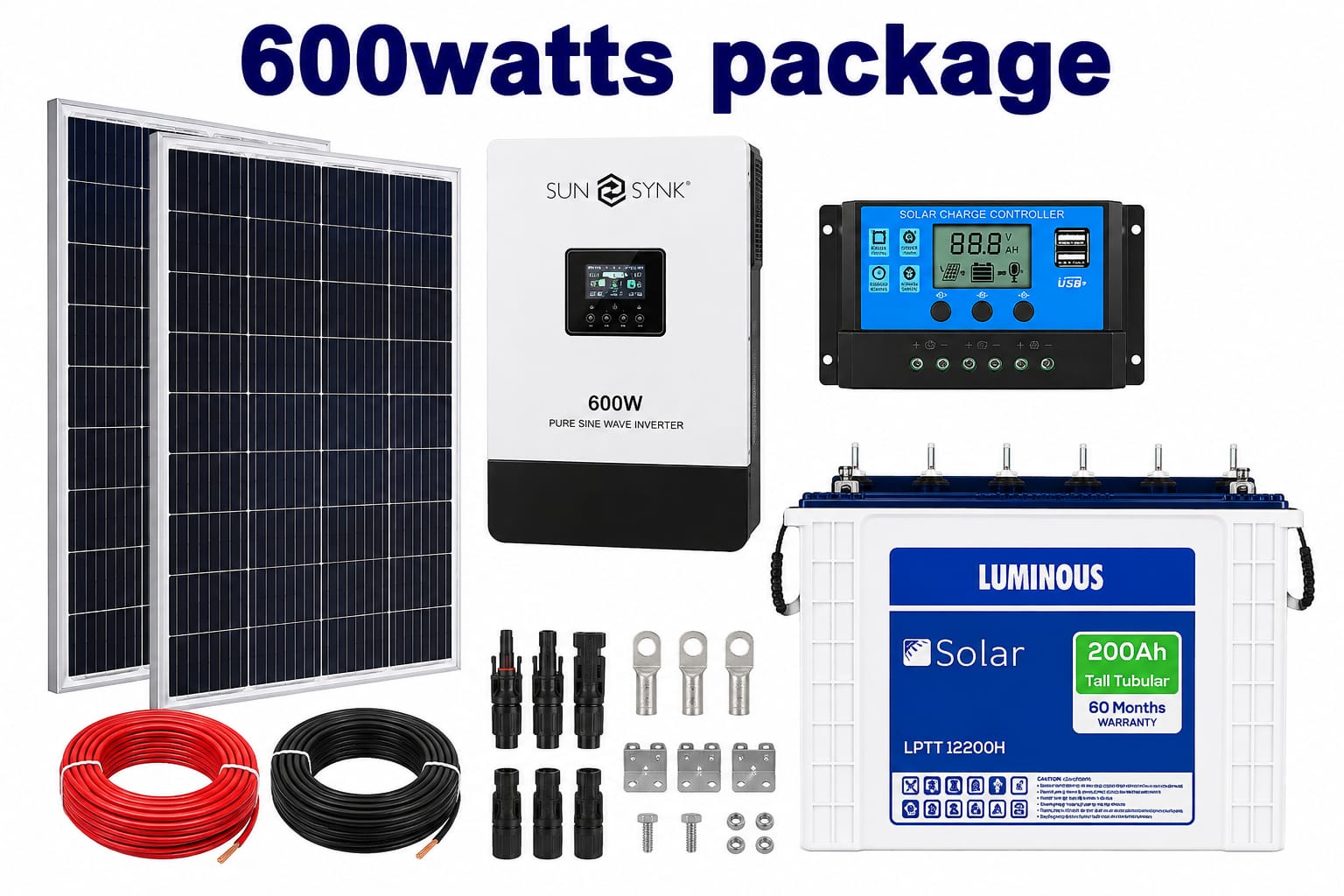 600W Solar Power System